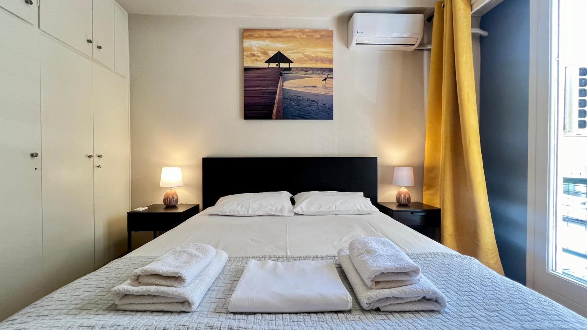 Modern & Cozy 51Sqm Apt In Thisseio Athen Exterior foto
